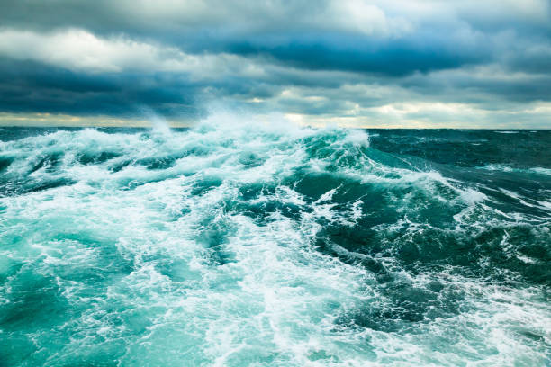 istock A storm in the ocean. Storm waves in the open ocean. 1495125094