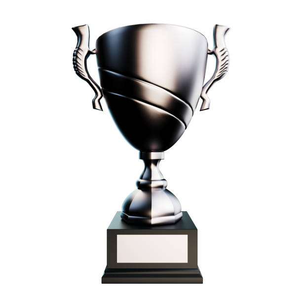istock Silver champion cup isolated on white background. Championship Cup. 1495125141