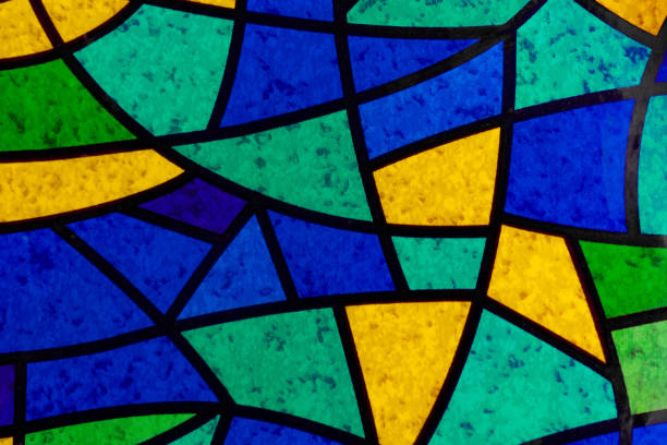 istock Multicolored stained glass mosaic. Abstract background 1495129521