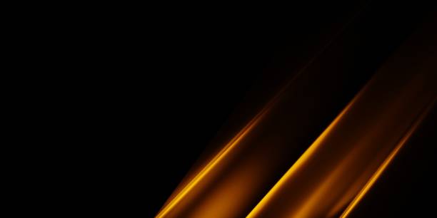 3d rendering of orange black abstract geometric background. Scene for advertising design, technology, showcase, banner, game, sport, cosmetic, business, metaverse. Sci-Fi Illustration. Product display