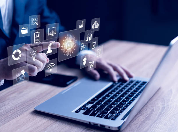 istock Digital transformation change management, internet of things. new technology big data and business process strategy, customer service management, cloud computing, DX, Ai, Chatbot, and Remote-Working. 1495148983