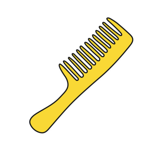 Ícone vetorial dos pentes de cabelo. - ilustração de arte em vetor