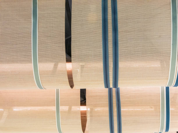 istock Bamboo weave curtains gracefully drape, providing a natural and organic touch to any space. 1495163751
