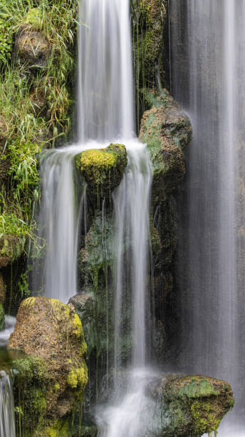 istock Waterfalls with fluffy , cloud like water 1495169292