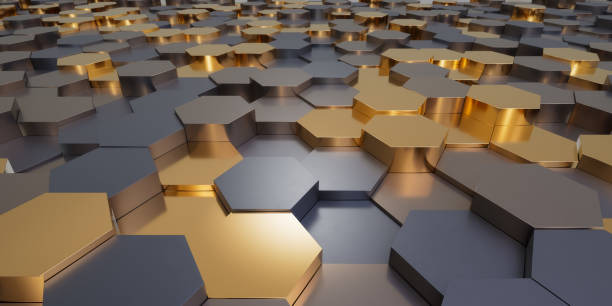 istock 3D Render of Abstract Background with Hexagons 1495172636