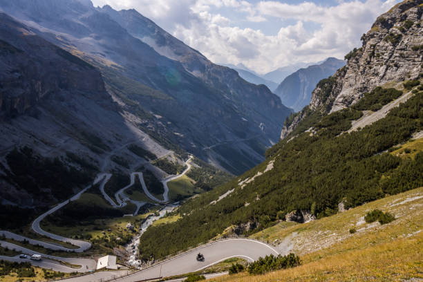 istock Mountain scenic road in Alps 1495173896