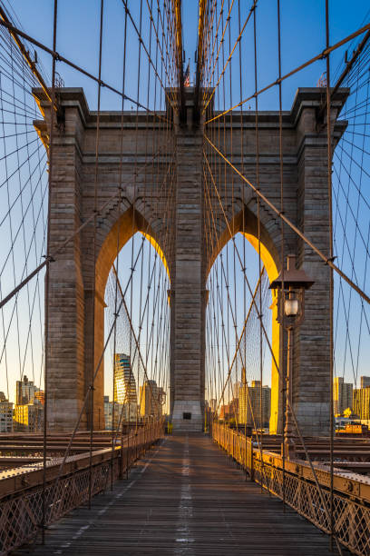 istock The Brooklyn bridge early in the morning dawn. 1495181071