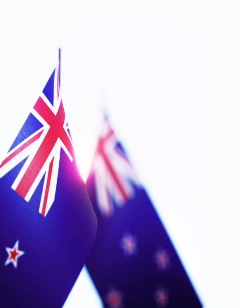 istock New Zealand Flag Pair Over White Background 1495184780