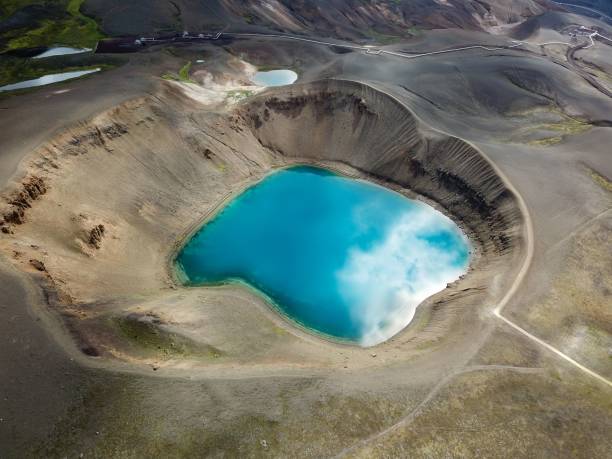 istock blue vulcano crater Iceland 1495187670