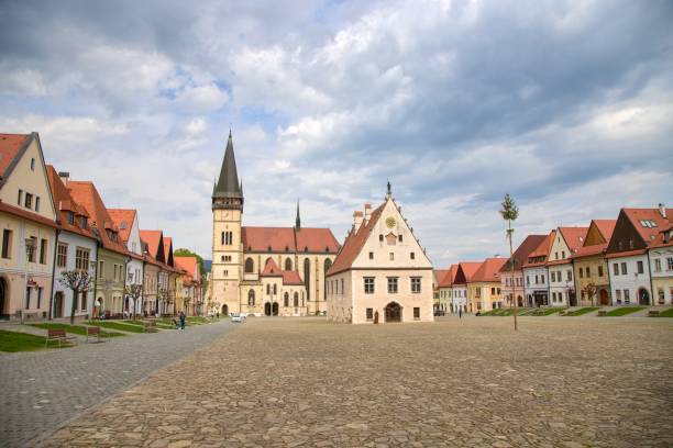 istock Town square in Bardejov 1495189781