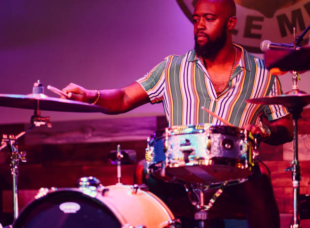 istock Drummer musician performing on stage 1495194042