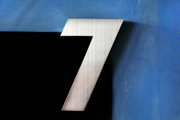 Close up number number seven