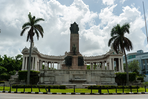 Havana, Cuba - October 21, 2017: Monument in Havana, Cuba