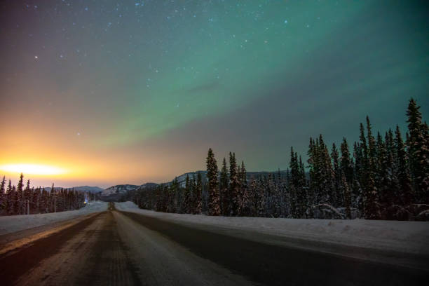 istock Aurora Borealis seen in northern Canada, Yukon Territory, northern lights 1495206417
