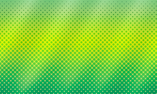 Half Tone Green Yellow Gradient Background - Comic Book Background - diagonal streaks