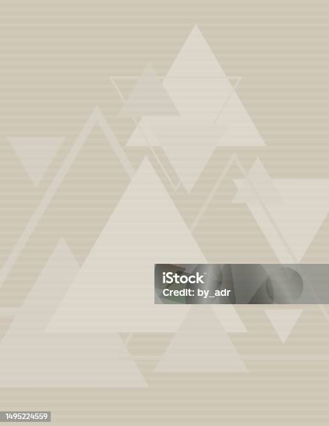 Triangles Composition Transparent Background With Transparent Triangles Textured By Strips Stock ...