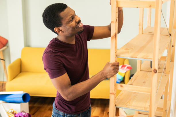 istock Happy African man moving in 1495231843