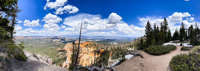 panorama view in Bryce Canyon National Park