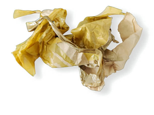 istock used brown packing tape isolated on white background. 1495279557