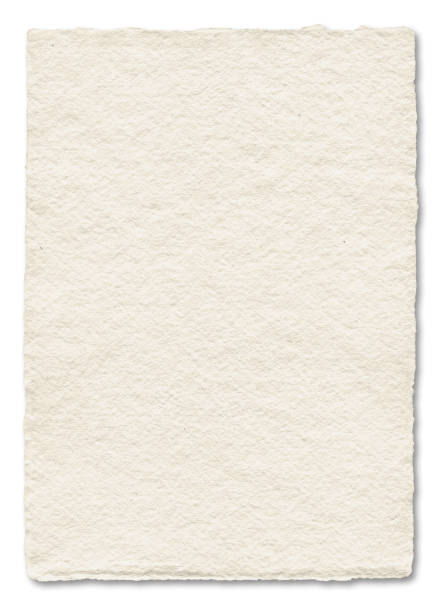 istock Natural art paper texture. Parchment background isolated on white 1495279602