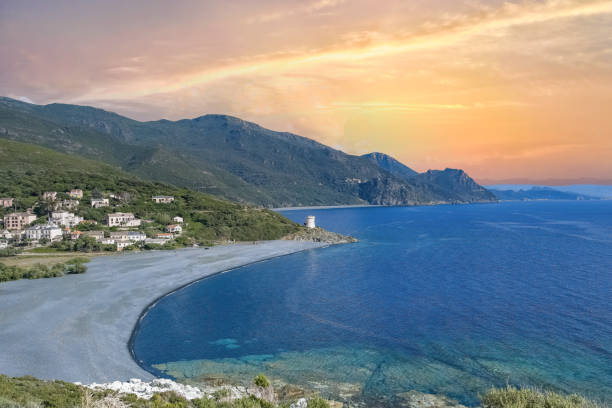 istock Corsica, the Nonza beach, with black pebble 1495282534