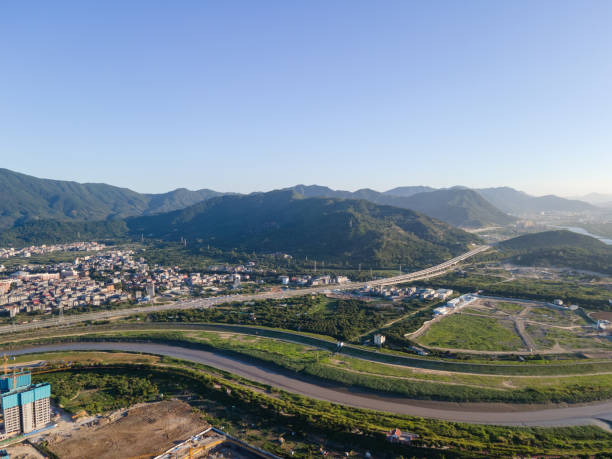 istock Aerial view of Rivers in Suburbs 1495286306