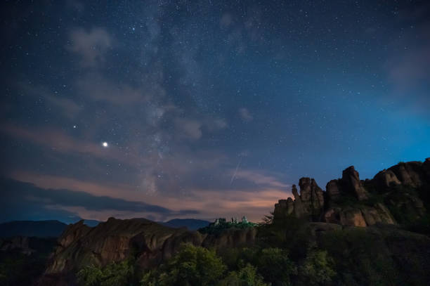 istock Milky Way and the Perseids above Belogradchik Rocks 1495289364