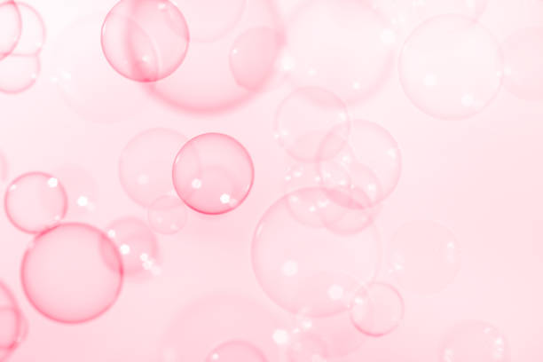 istock Beautiful Transparent A Pink Soap Bubbles. Abstract Background. Celebration Festive Backdrop. Freshness Soap Suds Bubbles Water 1495294586