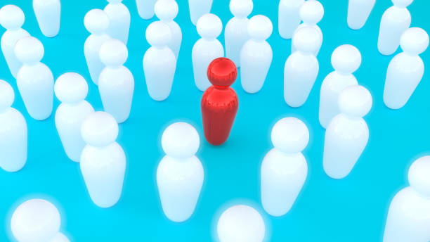 istock Stand out from the crowd in 3D 1495295326