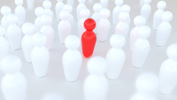 istock Stand out from the crowd in 3D 1495295330