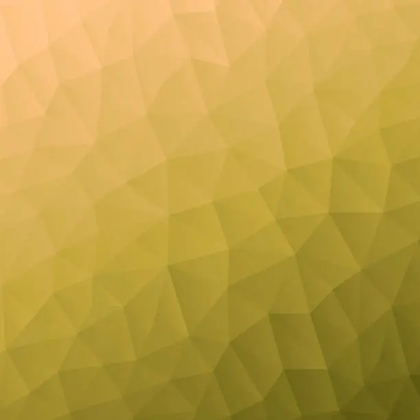Vector illustration of Polygonal mosaic with Green gradient - Abstract geometric background - Low Poly