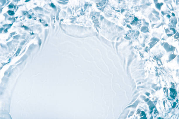 istock The texture of water on a white background. 1495311734