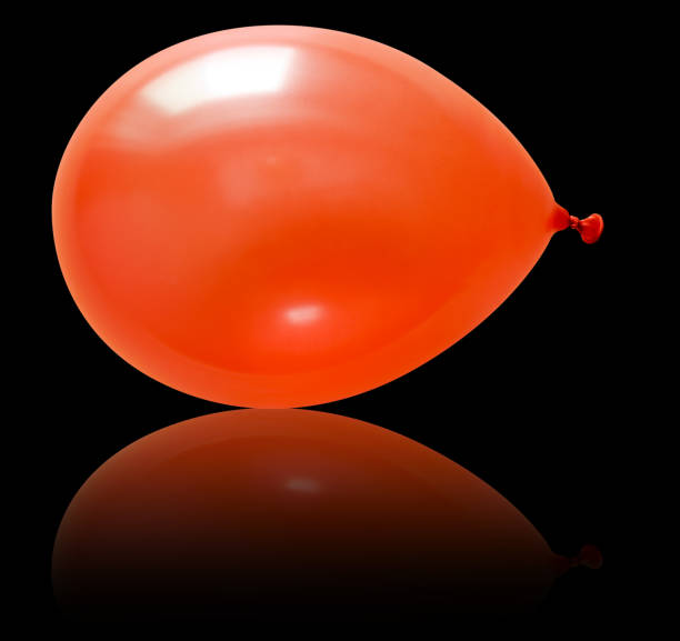 istock Inflatable balloon,  on the black background 1495322032