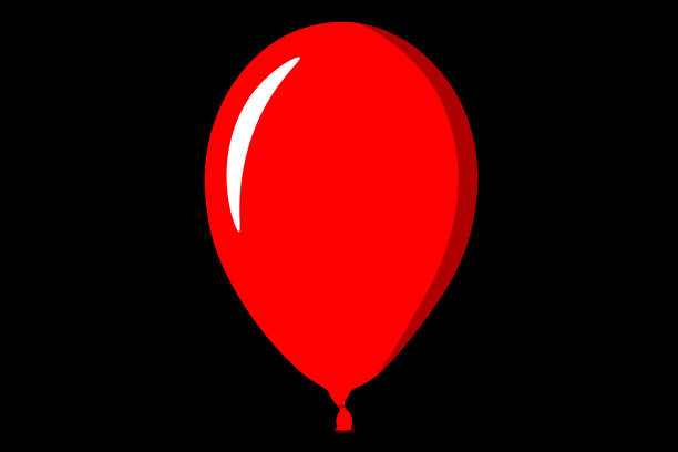 istock Inflatable balloon,  on the black background 1495322055