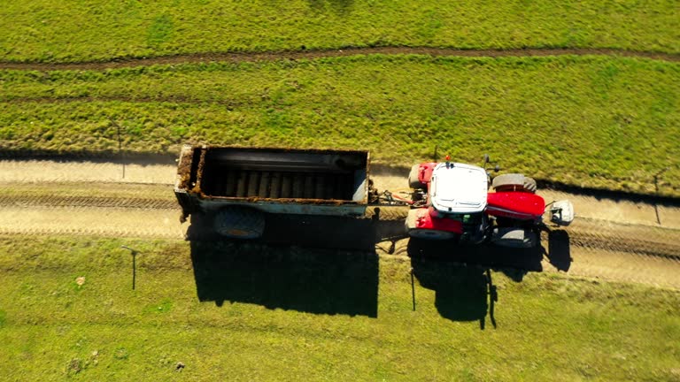 Tractor with a semi-trailer.