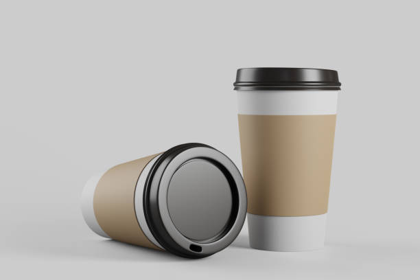 istock white coffee paper cups  on white background 1495329512