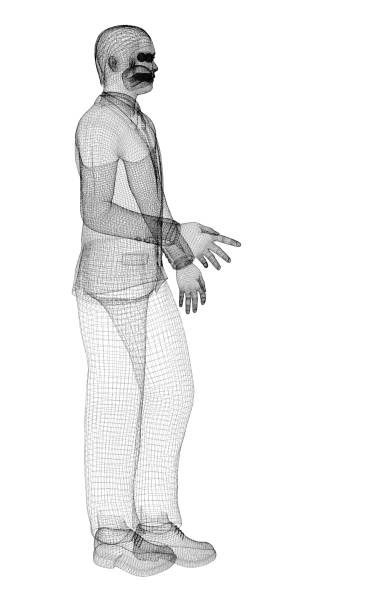 istock 3D illustration of human model 1495333374