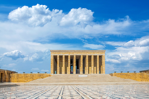 Anitkabir, mausoleum of Ataturk, Ankara TURKEY. No people