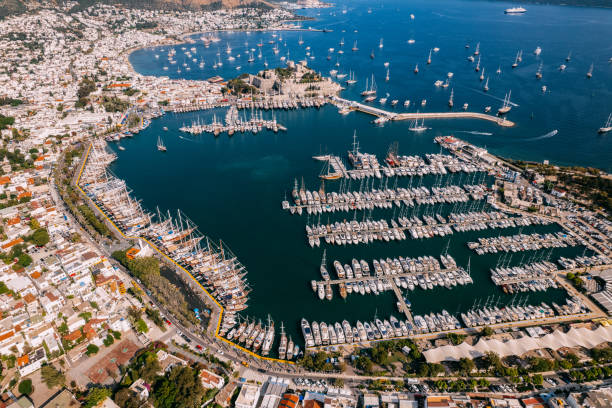 istock High Altitude Aerial View Bodrum at Turkey 1495338902