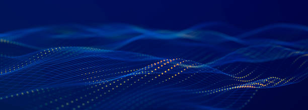 istock Abstract polygonal space with connecting dots and lines. Dark background. Connection structure. 3d Widescreen 1495343394