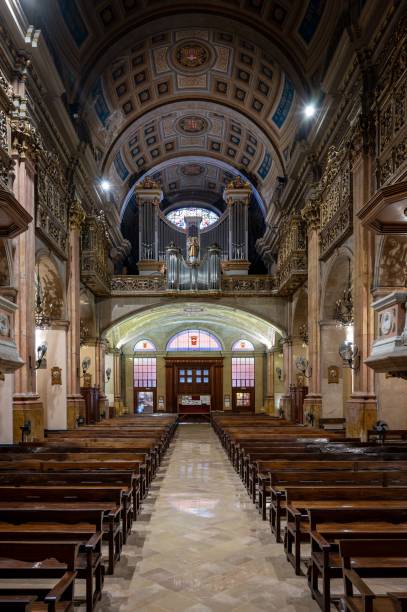 istock interior of the beautiful Basilica de la Merce in Barcelona 1495343637