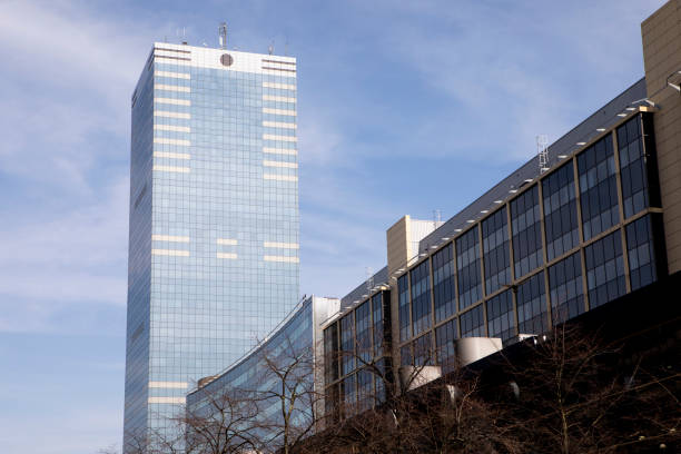 istock Modern office buildings in Brussels 1495355803