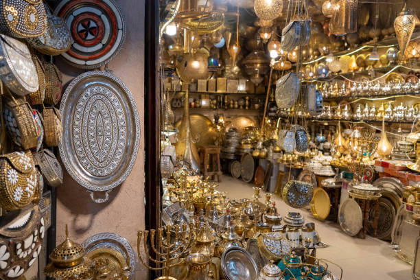 istock Shiny market stall in the souk of Marrakech 1495370481