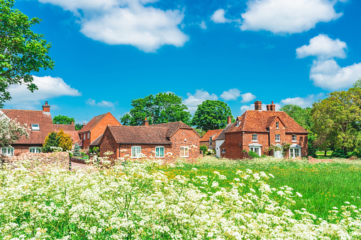 British town landscape view  in England UK