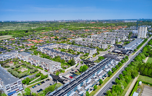 Suburb Broendby Strand in Copenhagen