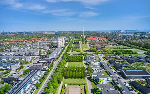 Residential district in Copenhagen