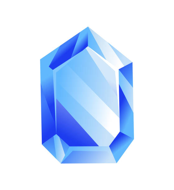 istock Jewelry gemstone. Precious stone or gem. Vector crystal icon. Isolated exquisite jewelry stone 1495391887