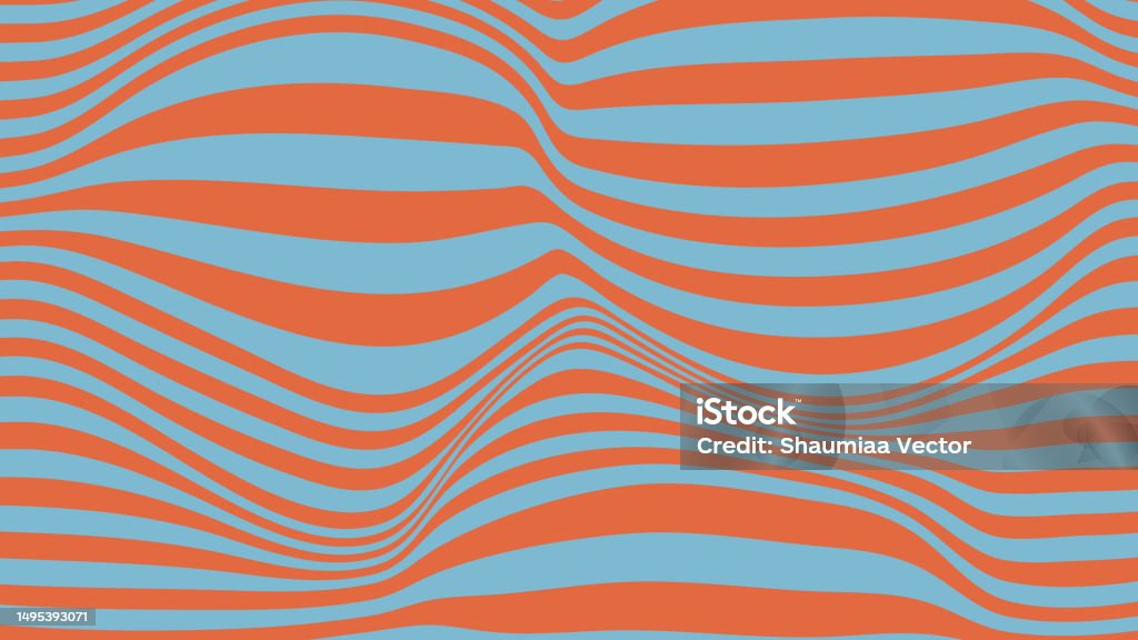 Swirl Distorted Pattern Line Art Pattern Abstract Background With Wave Swirl Distorted And ...