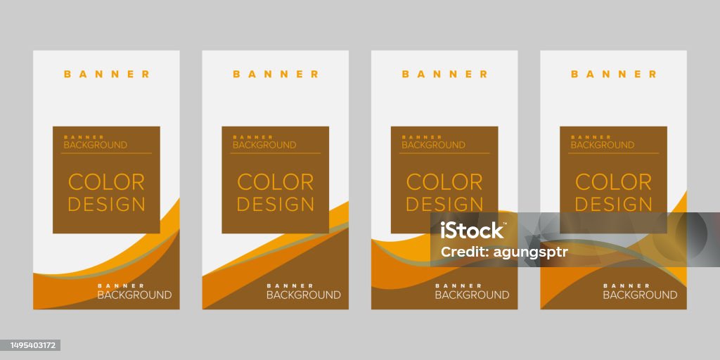 Colour Code Banner Color Background Banner Vector Design Template Stock Illustration ...