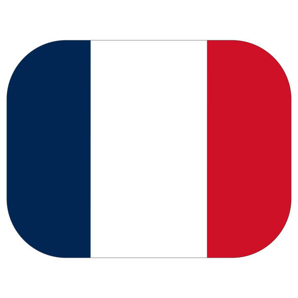 ilustraciones, imágenes clip art, dibujos animados e iconos de stock de bandera francesa en forma - president of france
